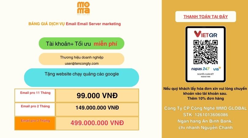 Hướng dẫn thay tên miền doanh nghiệp bỏ tên miền moma.vn